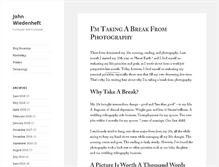 Tablet Screenshot of johnwiedenheft.com